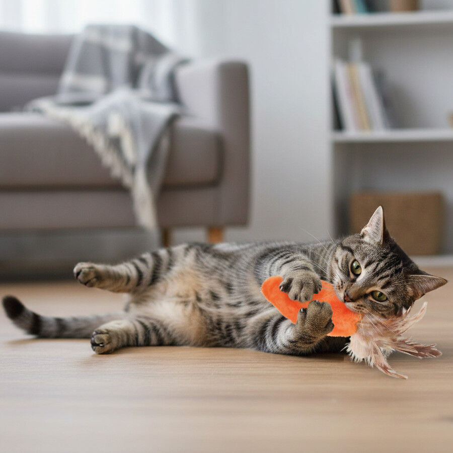 Kong Refillables Cenoura de peluche com erva-gateira para gatos, , large Imagem n&uacute;mero 2