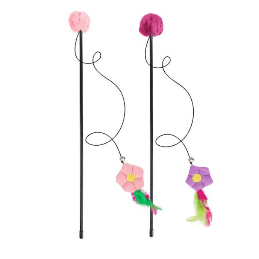 Flamingo Happy Cana com flor para gatos, , large Imagem n&uacute;mero 1