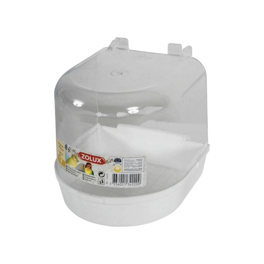 Zolux Banheira Exterior Branca para p&aacute;ssaros, , large Imagem n&uacute;mero 1