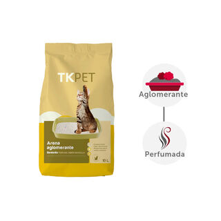 TK-Pet Areia Aglomerante de Bentonite e Marselha para gatos