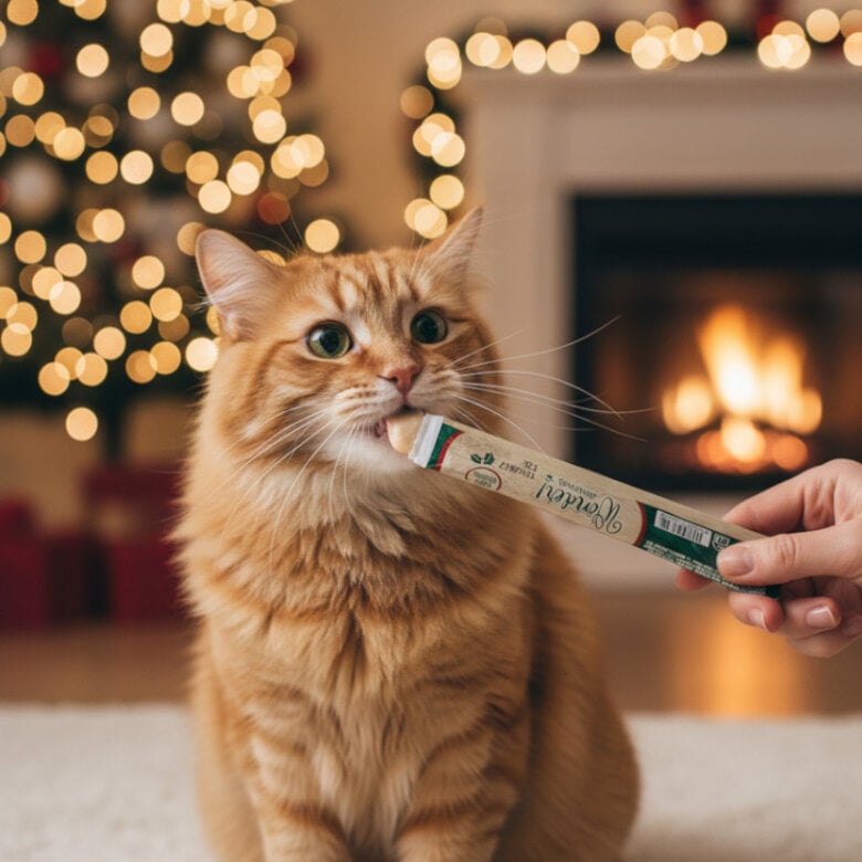 1 saqueta Wonder Christmas Snack líquido de Natal para gatos,  Imagem número 2 1 saqueta Wonder Christmas Snack líquido de Natal para gatos, , large Imagem número 2