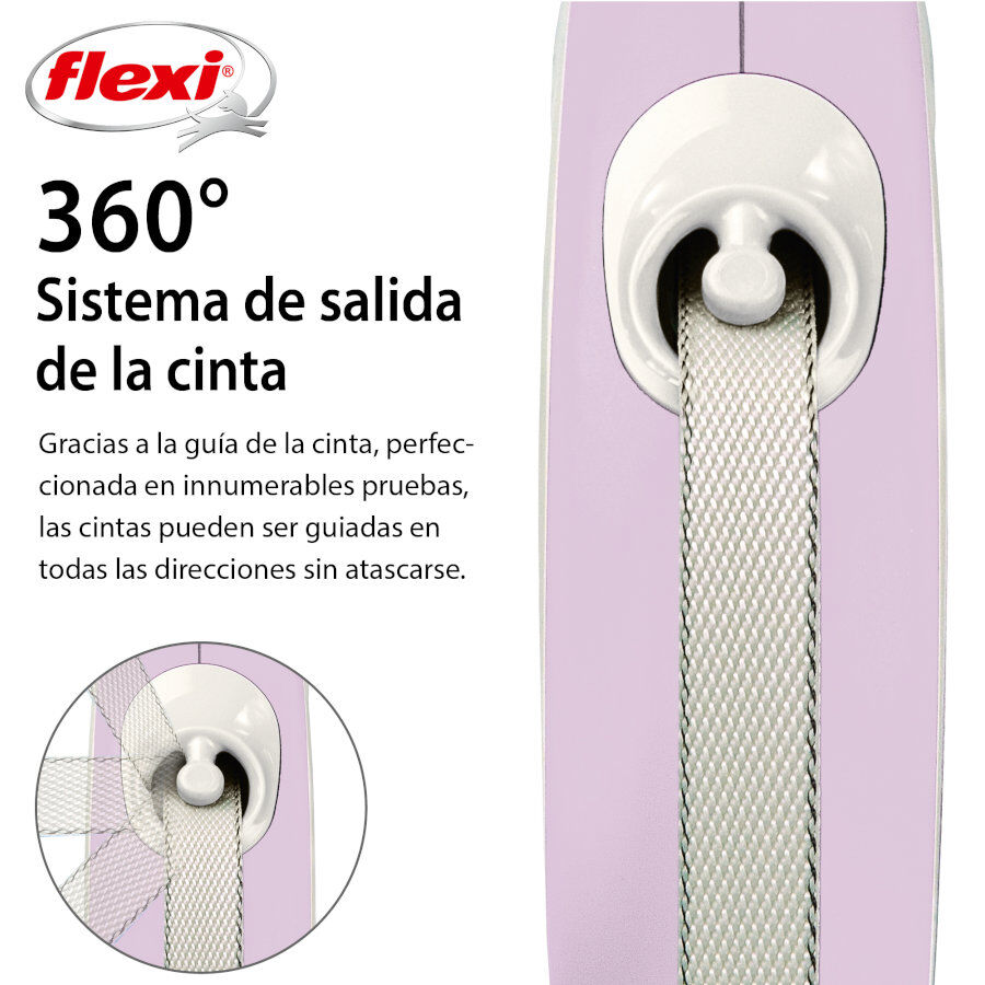 Flexi New Comfort Trela extens&iacute;vel cor-de-rosa para c&atilde;es, , large Imagem n&uacute;mero 3