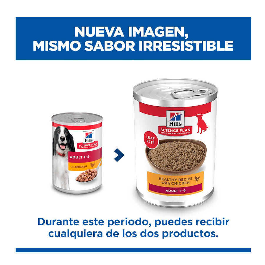 48 latas x 370 g Hill's Science Plan Adult 1-6 Frango, peru e carne de vaca em lata para c&atilde;es Pack poupan&ccedil;a!, , large Imagem n&uacute;mero 2