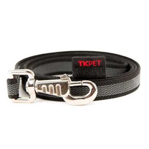 TK-Pet correa perro antideslizante negra Imagem n&uacute;mero 1