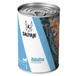 Salvaje Adulto Atum em Patê lata para gatos