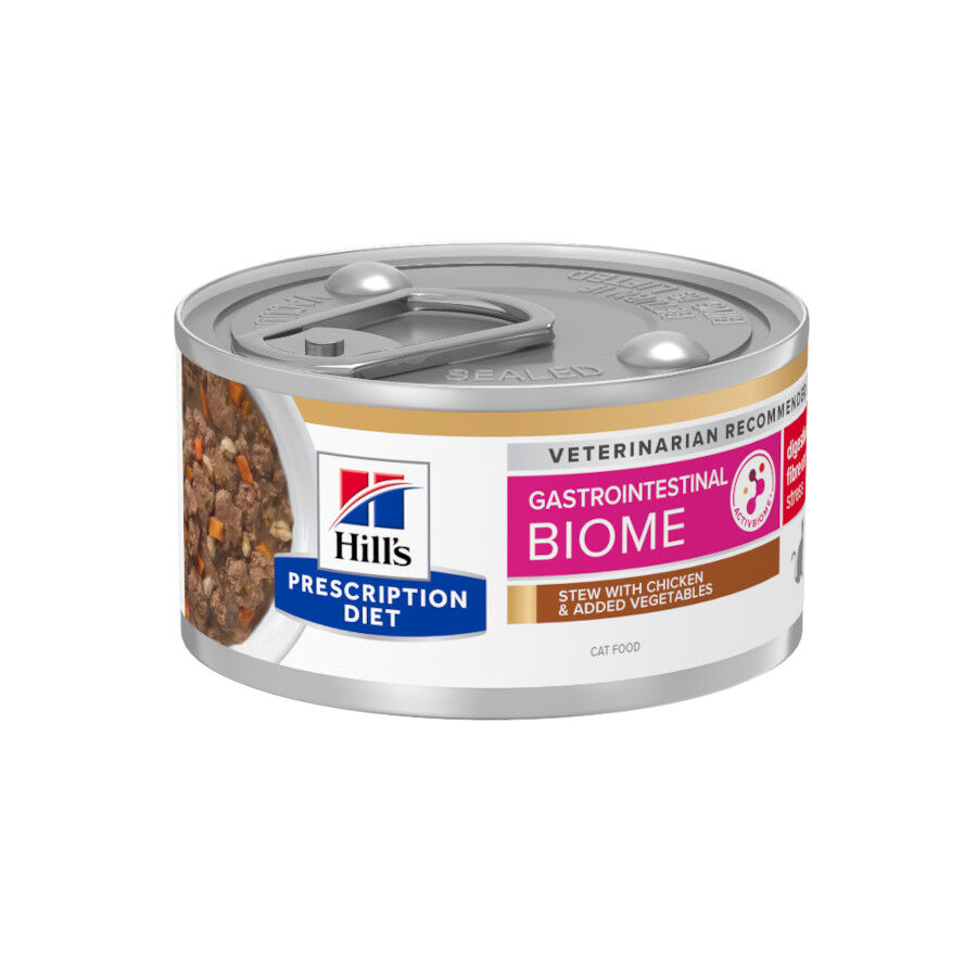 82 g Hill&rsquo;s Prescription Diet Gastrointestinal Biome Stress estufado lata para gatos, , large Imagem n&uacute;mero 3