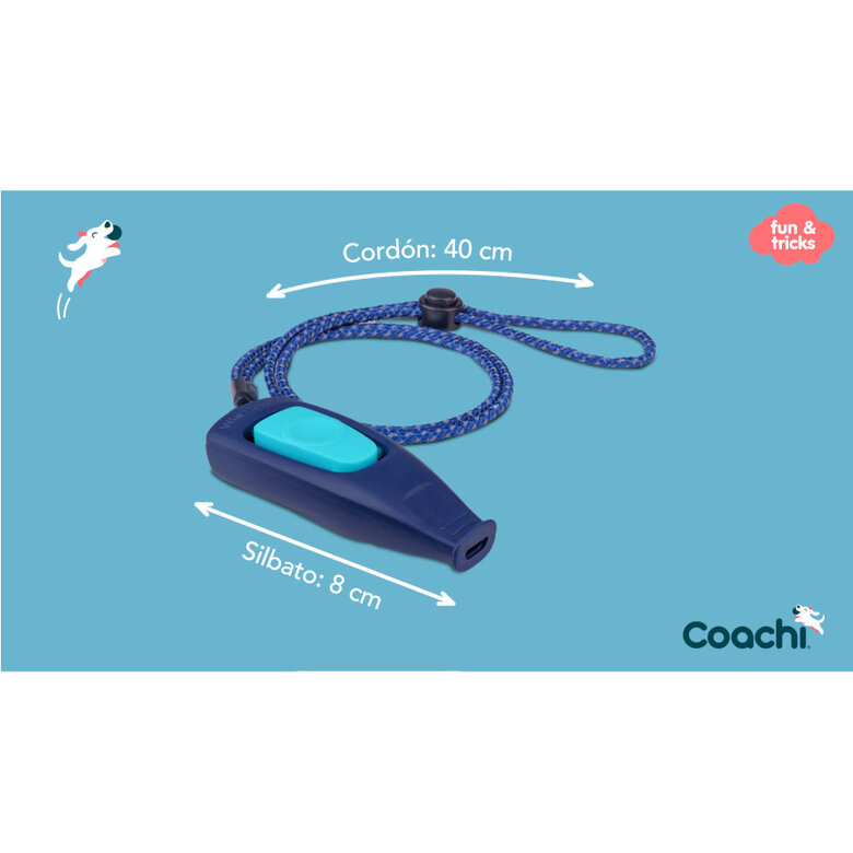 Coachi Cliker com apito azul claro para cão,  Imagem número 5 Coachi Cliker com apito azul claro para cão, , large Imagem número 5