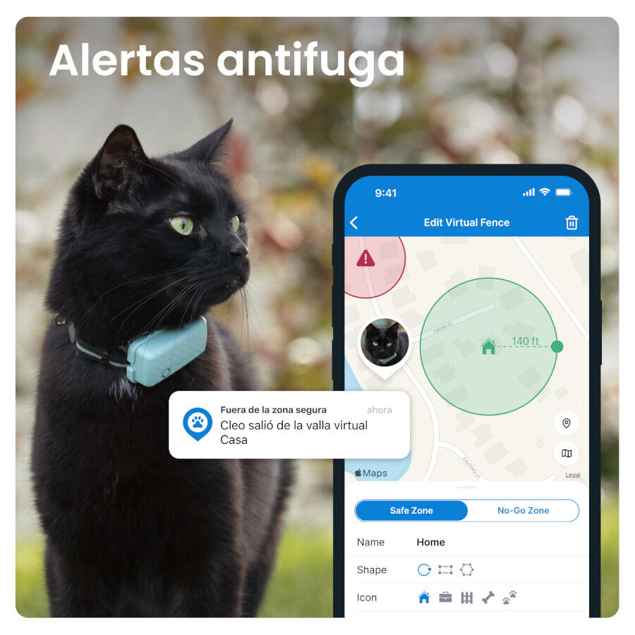 Tractive Cat Mini GPS Tracker Mint para gatos, , large Imagem n&uacute;mero 5