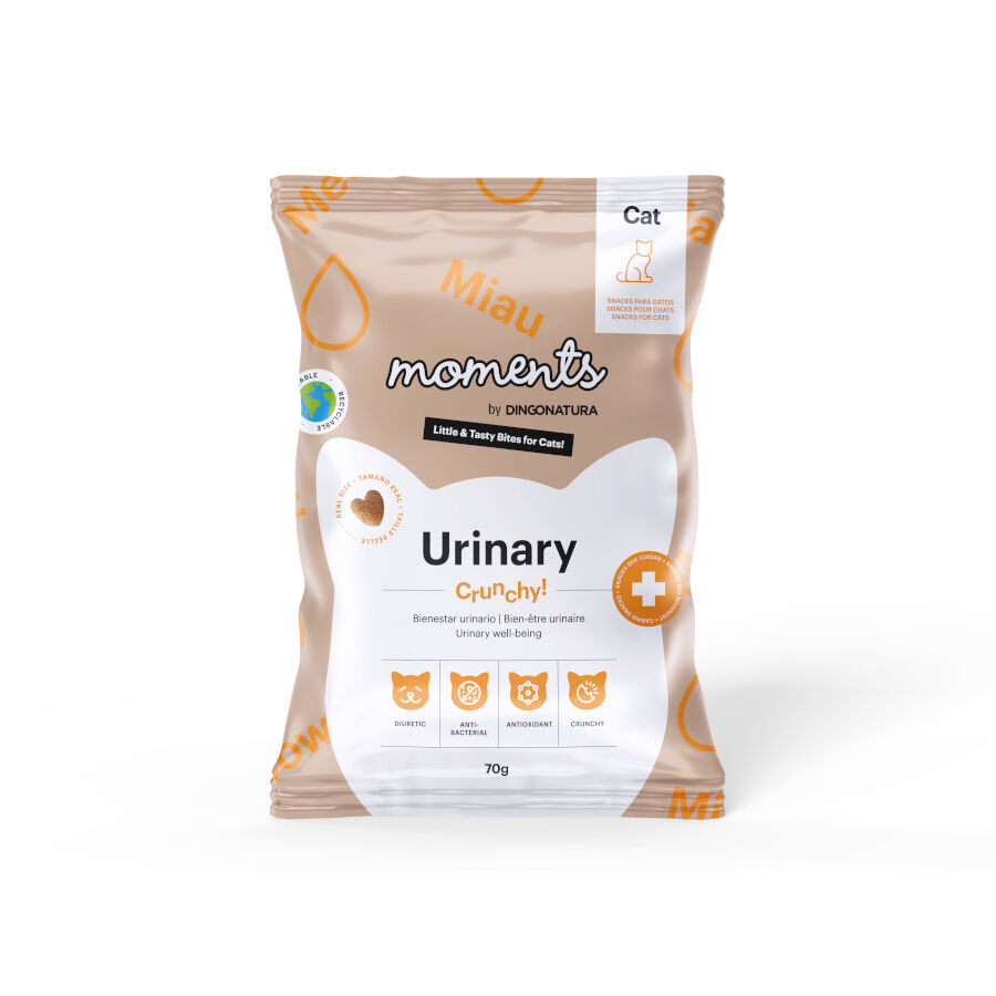 70 g Moments Urinary Crunchy Bocaditos para gatos, , large Imagem n&uacute;mero 1