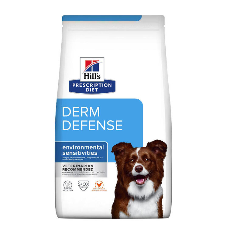 12 kg Hill's Prescription Diet Derm Defense Frango ração para cães,  Imagem número 1 12 kg Hill's Prescription Diet Derm Defense Frango ração para cães, , large Imagem número 1