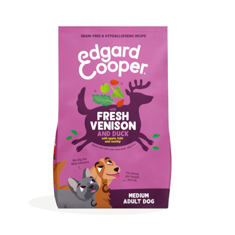 2.5 kg Edgard & Cooper Adult ra&ccedil;&atilde;o Veado e Pato para c&atilde;es, , large Imagem n&uacute;mero 1