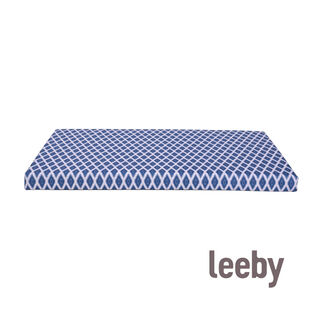 Leeby colchão azul impermeável para cães