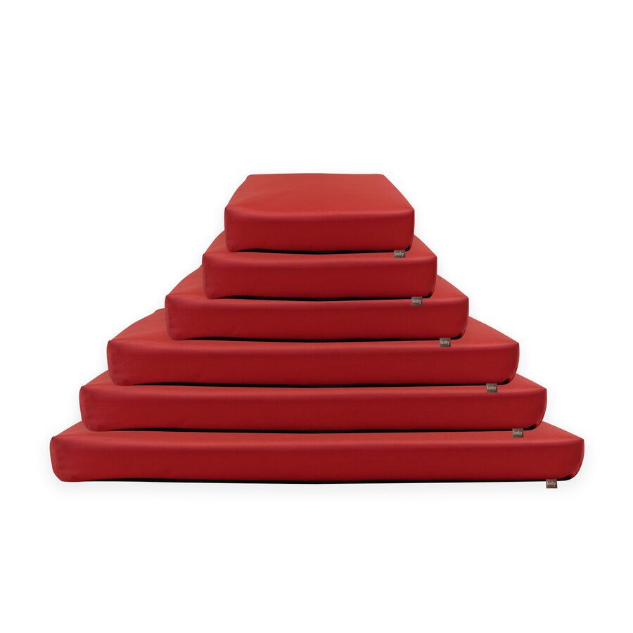 Leeby Almofada Waterproof vermelha anti-pelos vermelha para c&atilde;es, , large Imagem n&uacute;mero 3