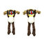 Tootoy! Comfort Hanging Monkey Cuddler peluche com som para cães, , large Indicador imagem número 3