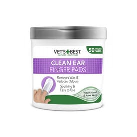 Vet's+Best Finger Pads Limpador de ouvidos para c&atilde;es