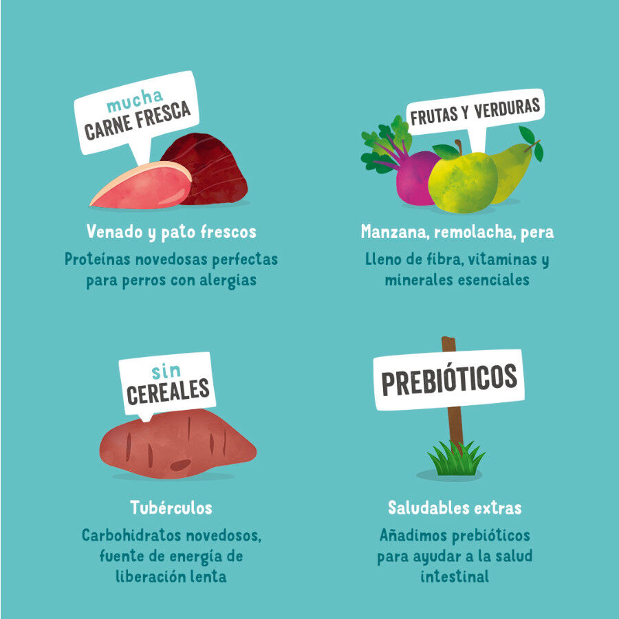 12 kg Edgard & Cooper Adult ra&ccedil;&atilde;o Veado e Pato para c&atilde;es, , large Imagem n&uacute;mero 4