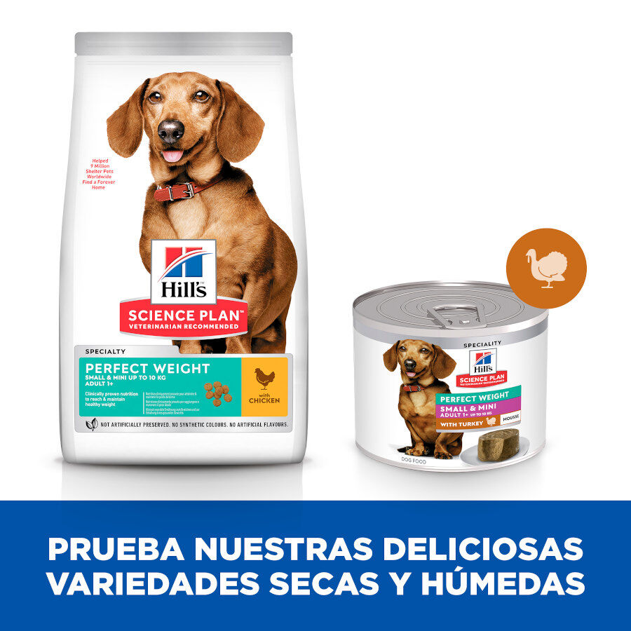 200 g Hill's Science Plan Adult Smalle Mini Perfect Weight Mousse de Peru em lata para c&atilde;es, , large Imagem n&uacute;mero 9