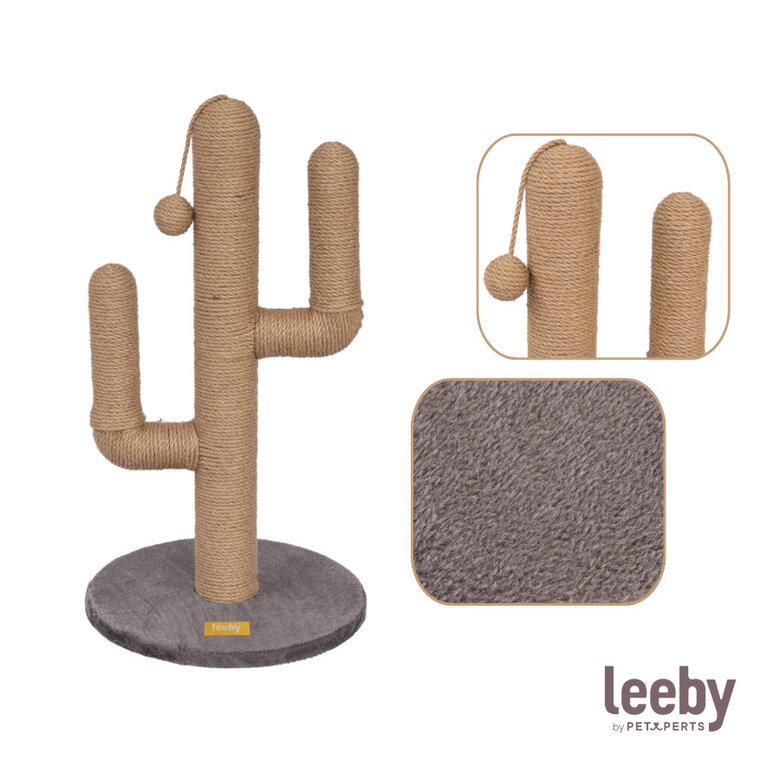 Leeby Carmen Cactus arranhador com brinquedo para gatos,  Imagem número 5 Leeby Carmen Cactus arranhador com brinquedo para gatos, , large Imagem número 5