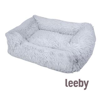 Leeby Alcofa Anti Stess Amovível Cinzenta para cães