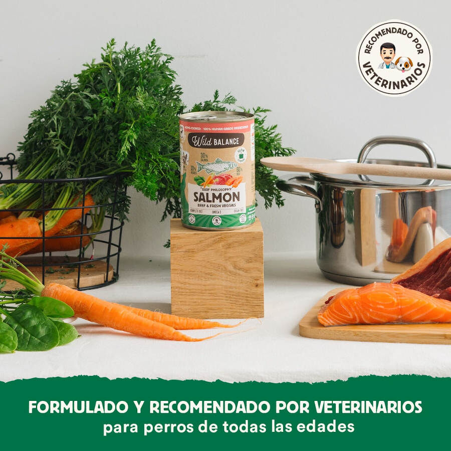 400 g Wild Balance BARF de Salm&atilde;o e Vitela em lata para c&atilde;es , , large Imagem n&uacute;mero 4