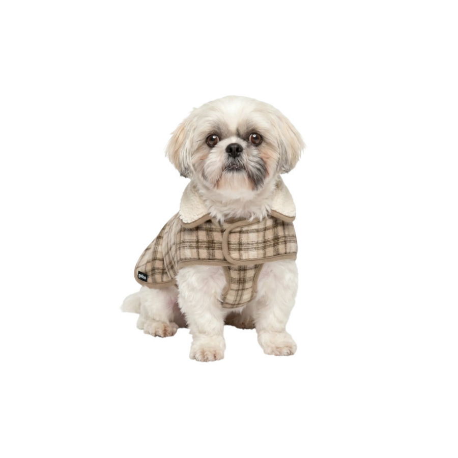 Gotoo Casaco com Padr&atilde;o Tartan aos Quadrados para c&atilde;es, , large Imagem n&uacute;mero 7