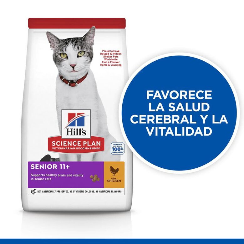 1.5 kg Hill's Senior Frango ração para gatos,  Imagem número 3 1.5 kg Hill's Senior Frango ração para gatos, , large Imagem número 3