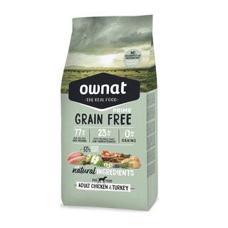 Ownat Adult Prime Frango e Peru ração para cães
