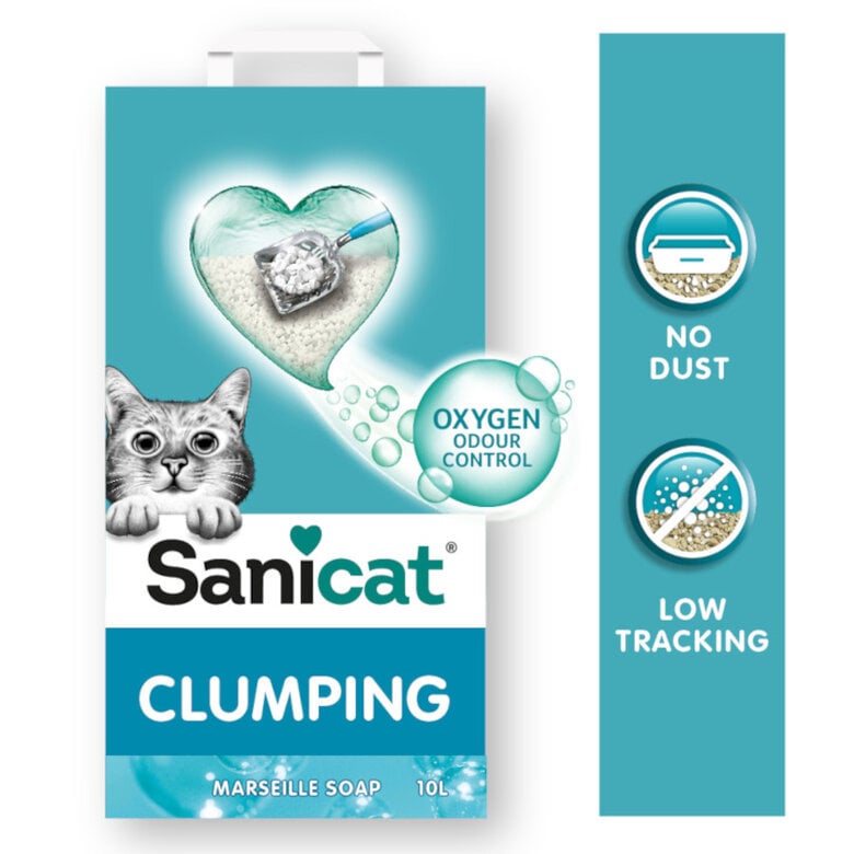 10 L Sanicat Marselha Areia Aglomerante para gatos,  Imagem número 3 10 L Sanicat Marselha Areia Aglomerante para gatos, , large Imagem número 3