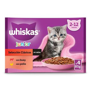 Whiskas Carnes Geleia em Saqueta para Gatinhos