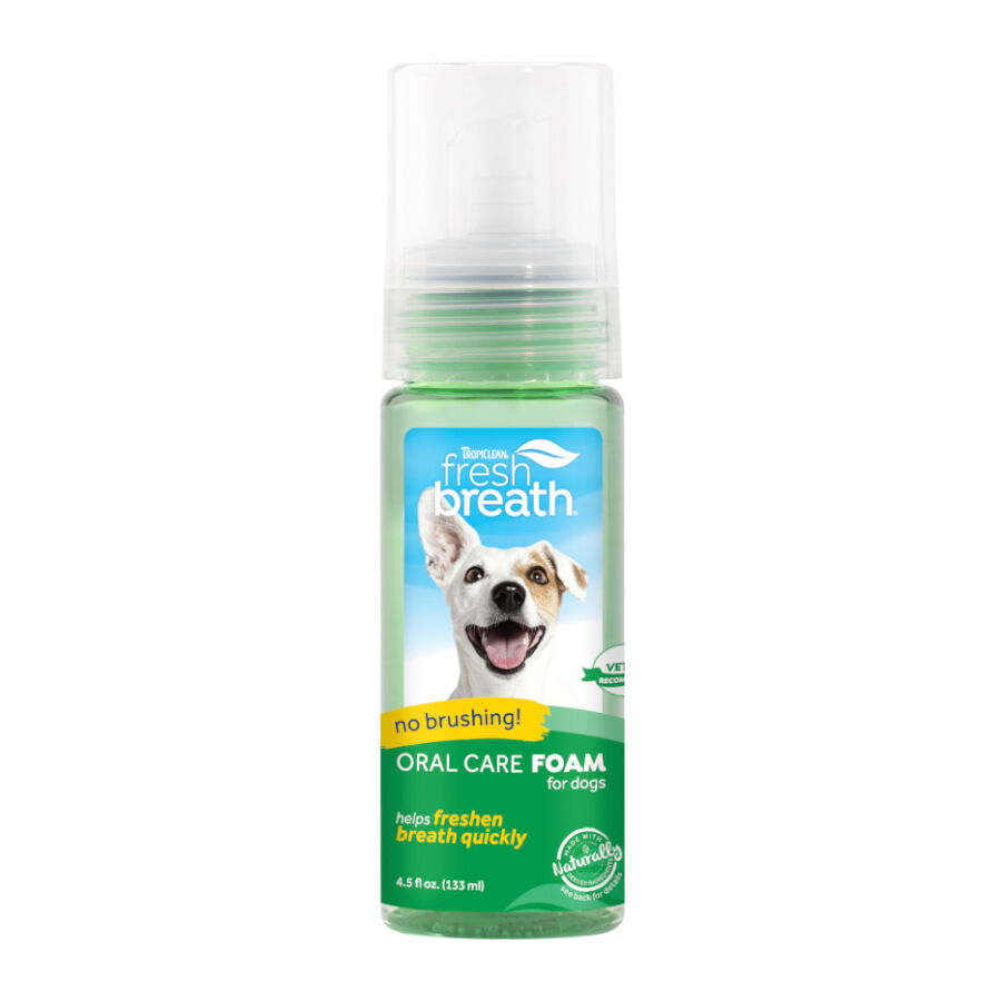 Tropiclean Fresh Breath Espuma Bucal Menta para c&atilde;es, , large Imagem n&uacute;mero 1
