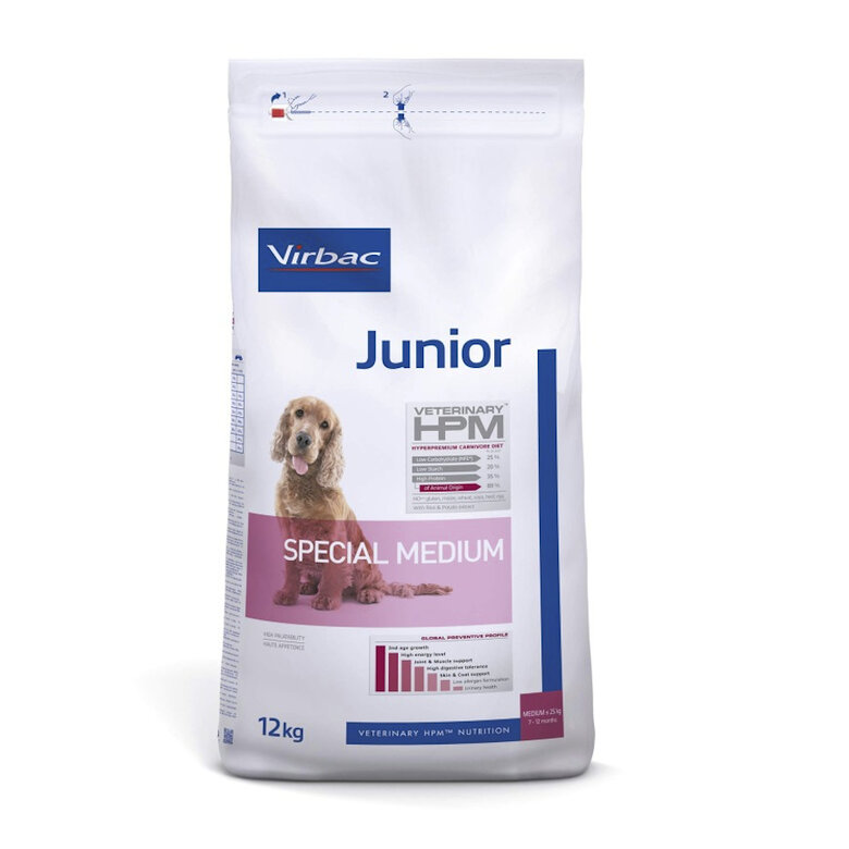 Virbac Junior Special Medium Hpm  ração para cães, , large image number null