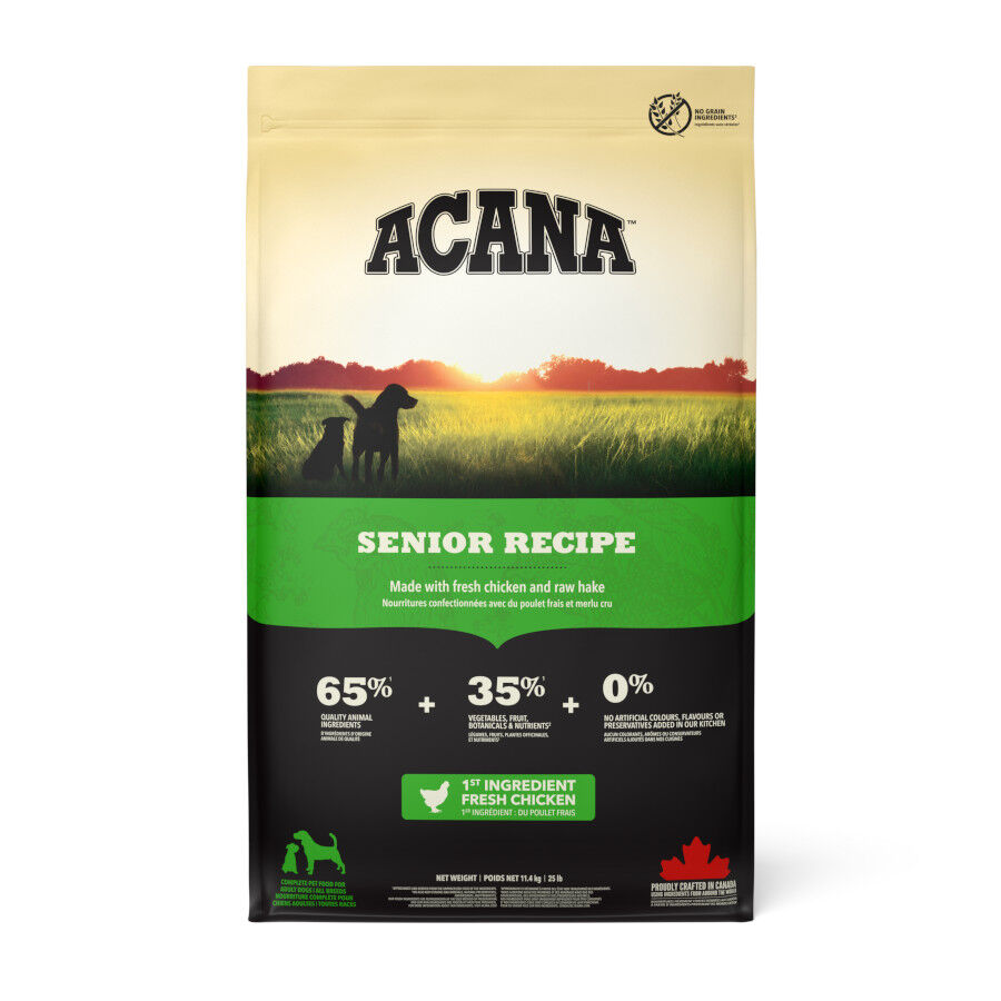 11.4 kg Acana Senior ra&ccedil;&atilde;o para c&atilde;es, , large Imagem n&uacute;mero 1