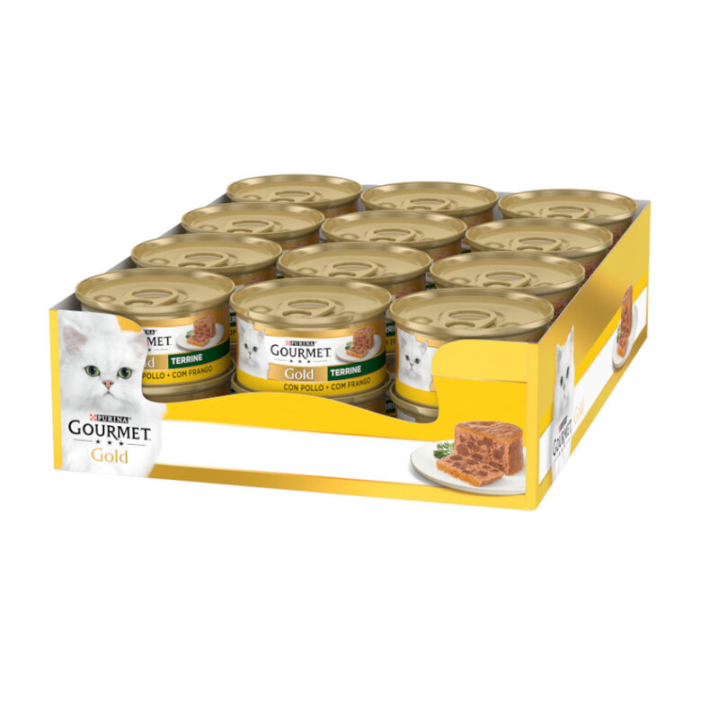 85 g Gourmet Gold Terrine de Frango em lata para gatos,  Imagem número 2 85 g Gourmet Gold Terrine de Frango em lata para gatos, , large Imagem número 2