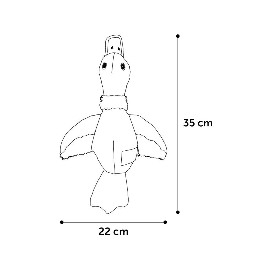 Flamingo Natura Delight Pato de Peluche para c&atilde;es, , large Imagem n&uacute;mero 2