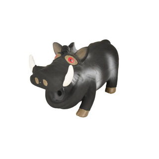 Flamingo Squeaky Brinquedo Javali Preto para cães