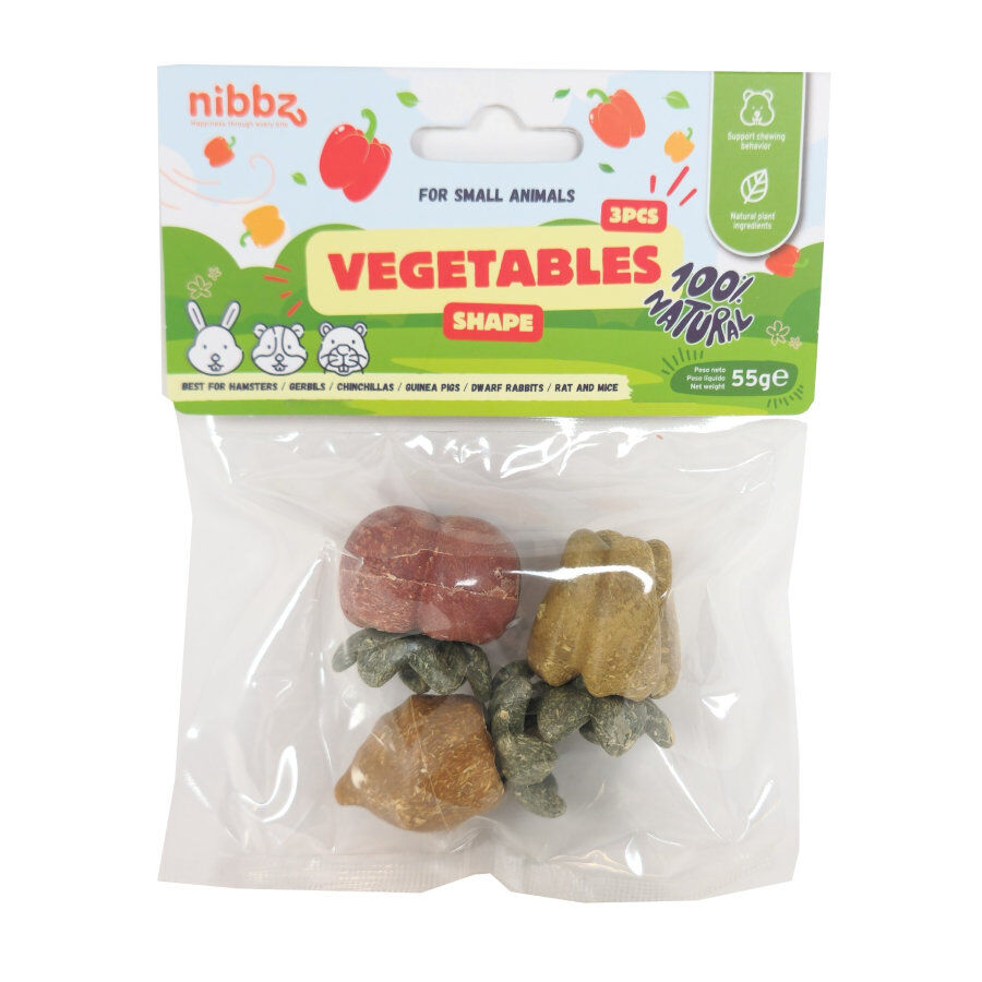 Nibbz Vegetales Snack para roedores, , large Imagem n&uacute;mero 1