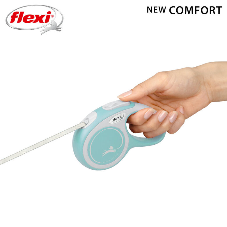 Flexi New Comfort Trela extensível azul para cães,  Imagem número 5 Flexi New Comfort Trela extensível azul para cães, , large Imagem número 5