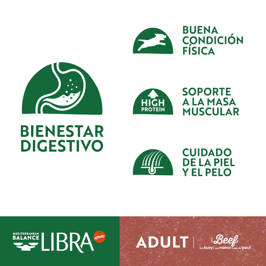 14 kg Libra Adult Carne de Vaca ra&ccedil;&atilde;o para c&atilde;es, , large Imagem n&uacute;mero 3