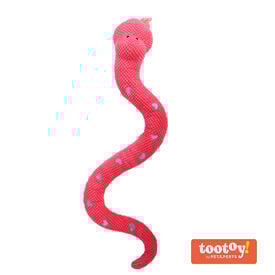 Tootoy! Giant Snake Cuddler Pink Peluche gigante para cães