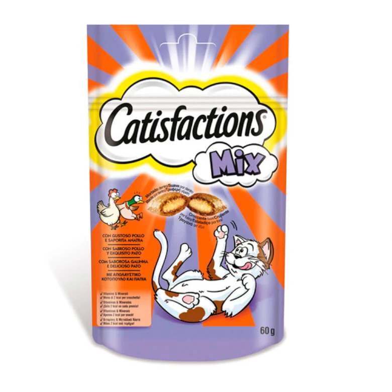 60 g Catisfactions Biscoitos de Frango e Pato para Gatos,  Imagem número 1 60 g Catisfactions Biscoitos de Frango e Pato para Gatos, , large Imagem número 1