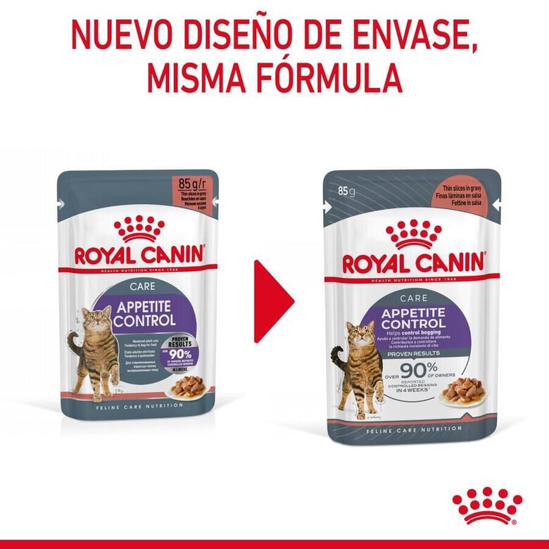 85 g Royal Canin Appetite Control Care molho saqueta para gatos,  Imagem número 2 85 g Royal Canin Appetite Control Care molho saqueta para gatos, , large Imagem número 2