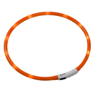 Karlie Colar com Luz Led Laranja para cães