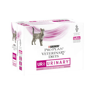 Purina Pro Plan Veterinary Diets UR Salmão saqueta para gatos 