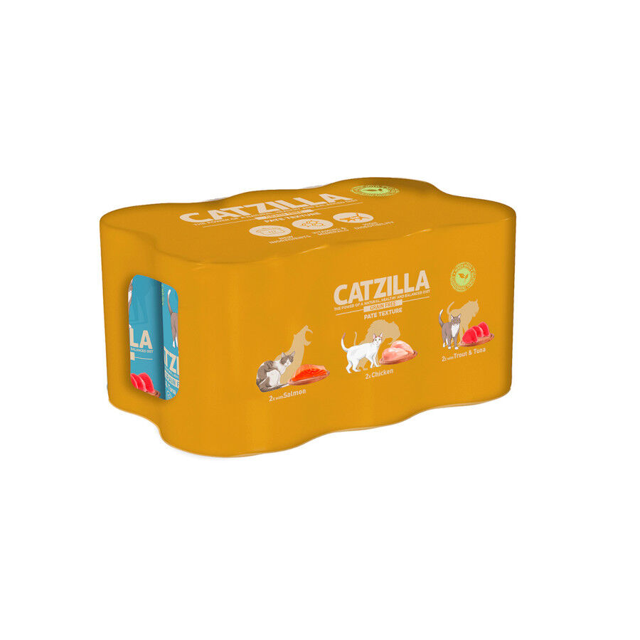 6 latas x 400 g Catzilla Adult Grain Pat&ecirc; em latas para gatos, , large Imagem n&uacute;mero 1