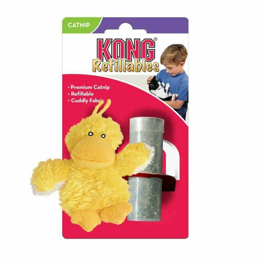 Kong Pato de peluche com erva-gateira para gatos, , large Imagem n&uacute;mero 3