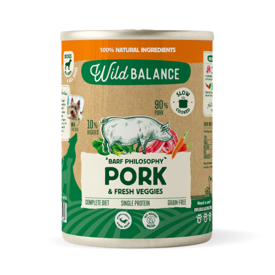 400 g Wild Balance Cerdo lata para perros, , large Imagem n&uacute;mero 1