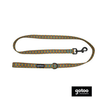 Gotoo Trela estampada colorida para cães