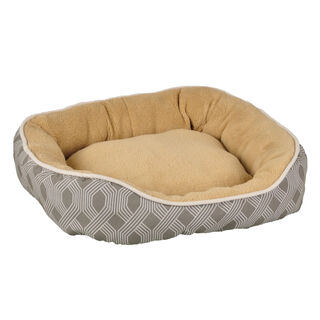 Flamingo Corvara Retangular Castanha cama alcofa para cães
