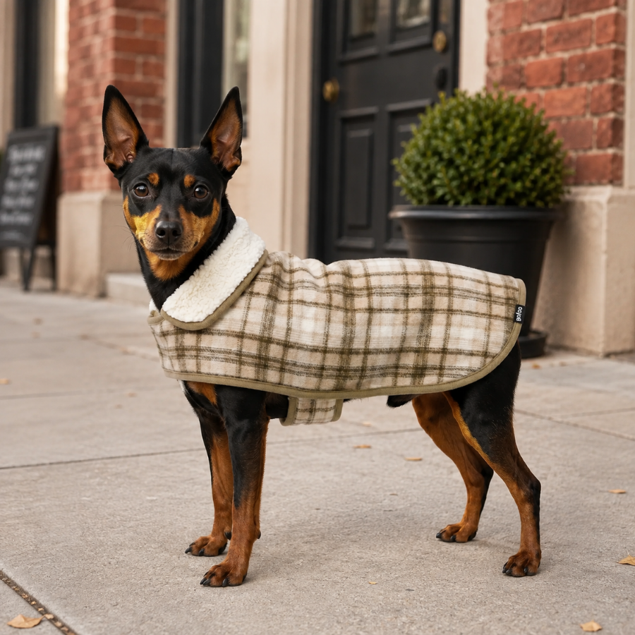 Gotoo Casaco com Padr&atilde;o Tartan aos Quadrados para c&atilde;es, , large Imagem n&uacute;mero 1