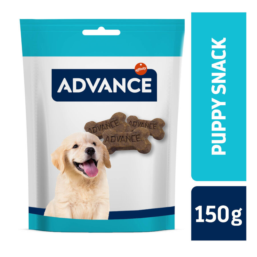 2 pacotes x 150 g Advance Puppy Snack para cachorros Pack Poupan&ccedil;a!   , , large Imagem n&uacute;mero 1